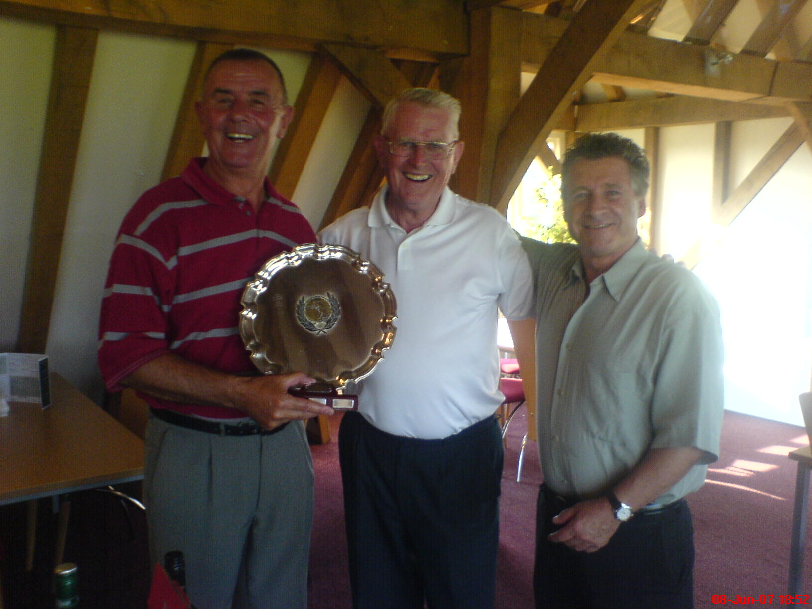 Winners Dave Bolan and Ray Foster